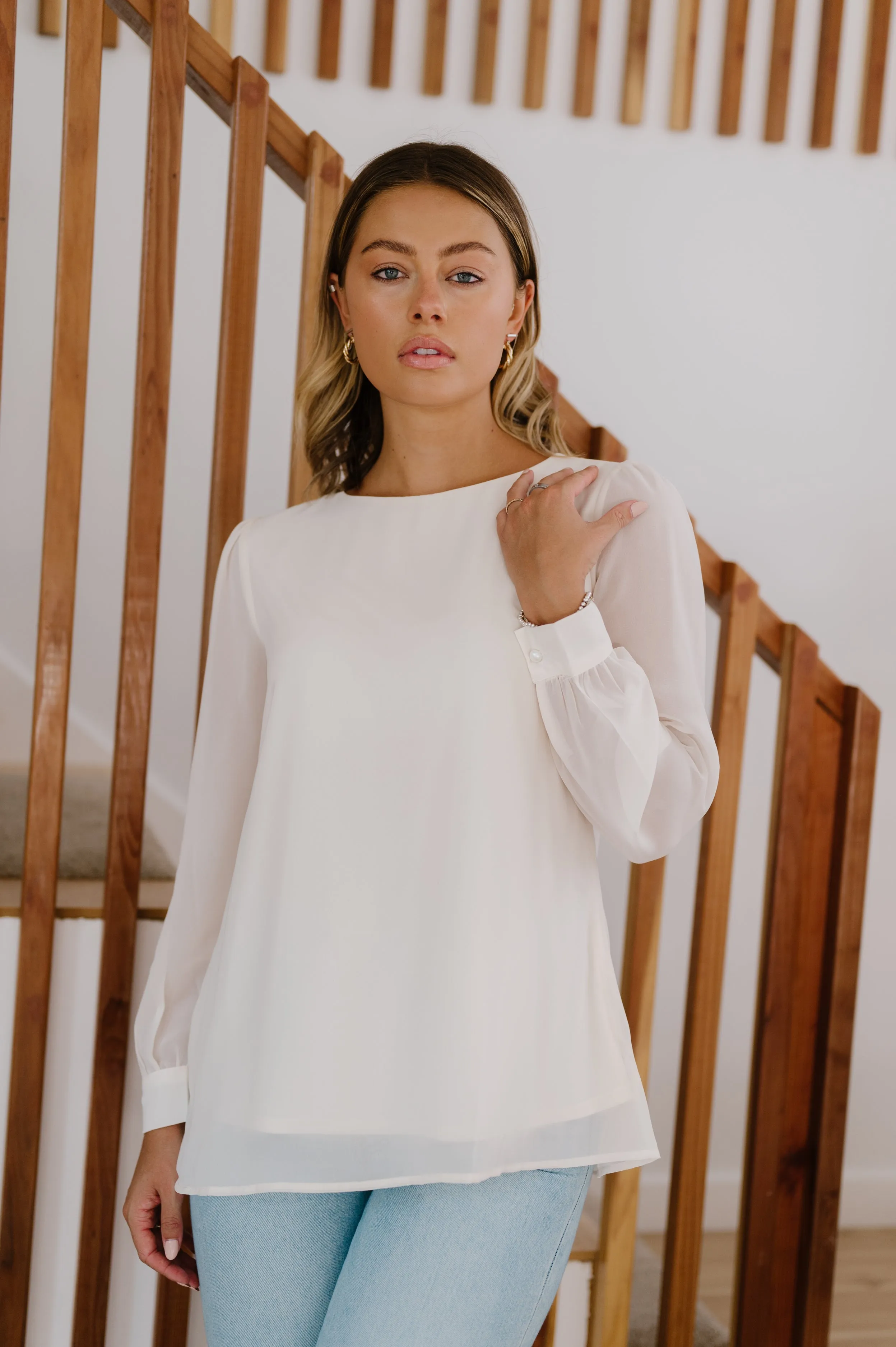 Adalyn Chiffon Blouse