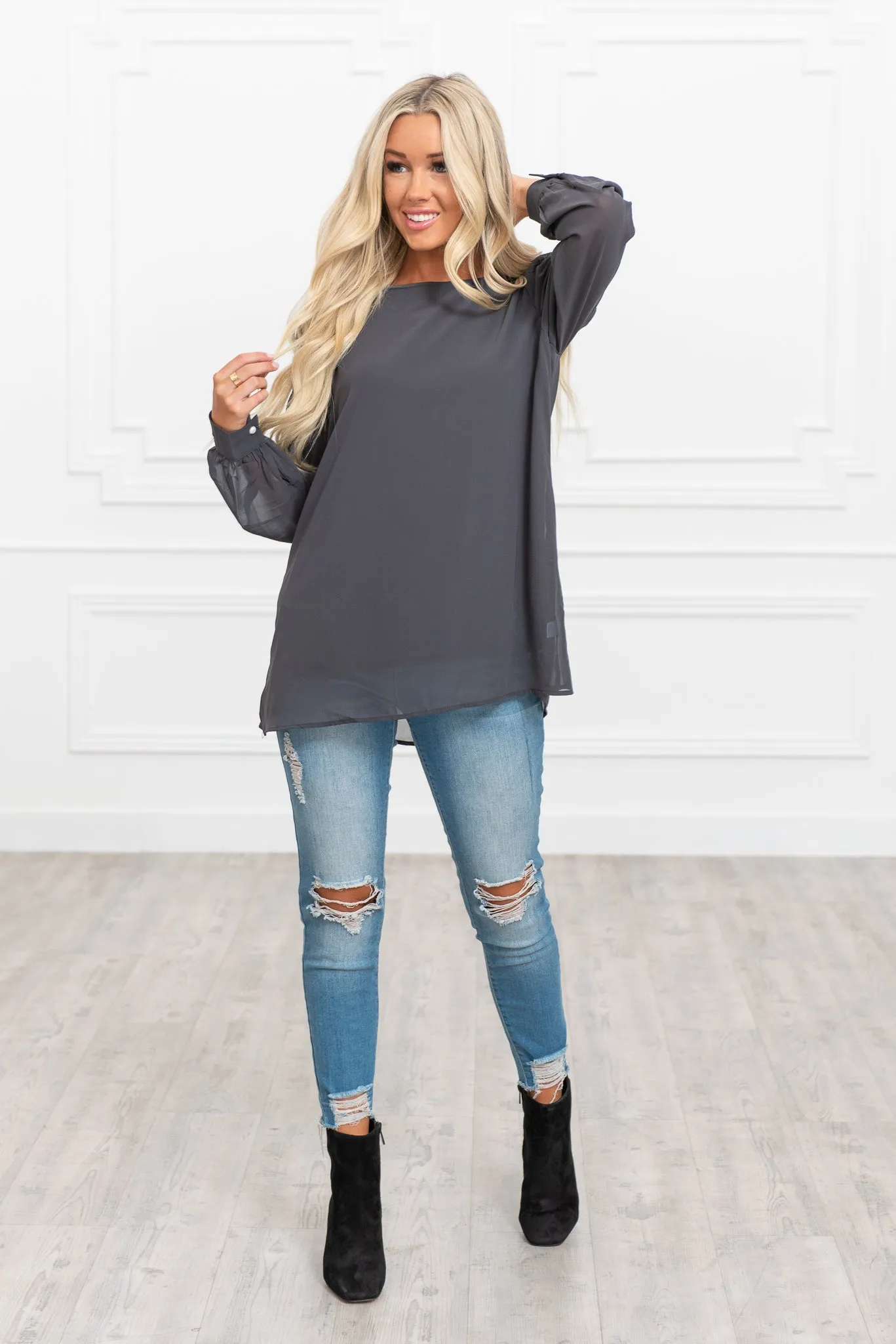 Adalyn Chiffon Blouse