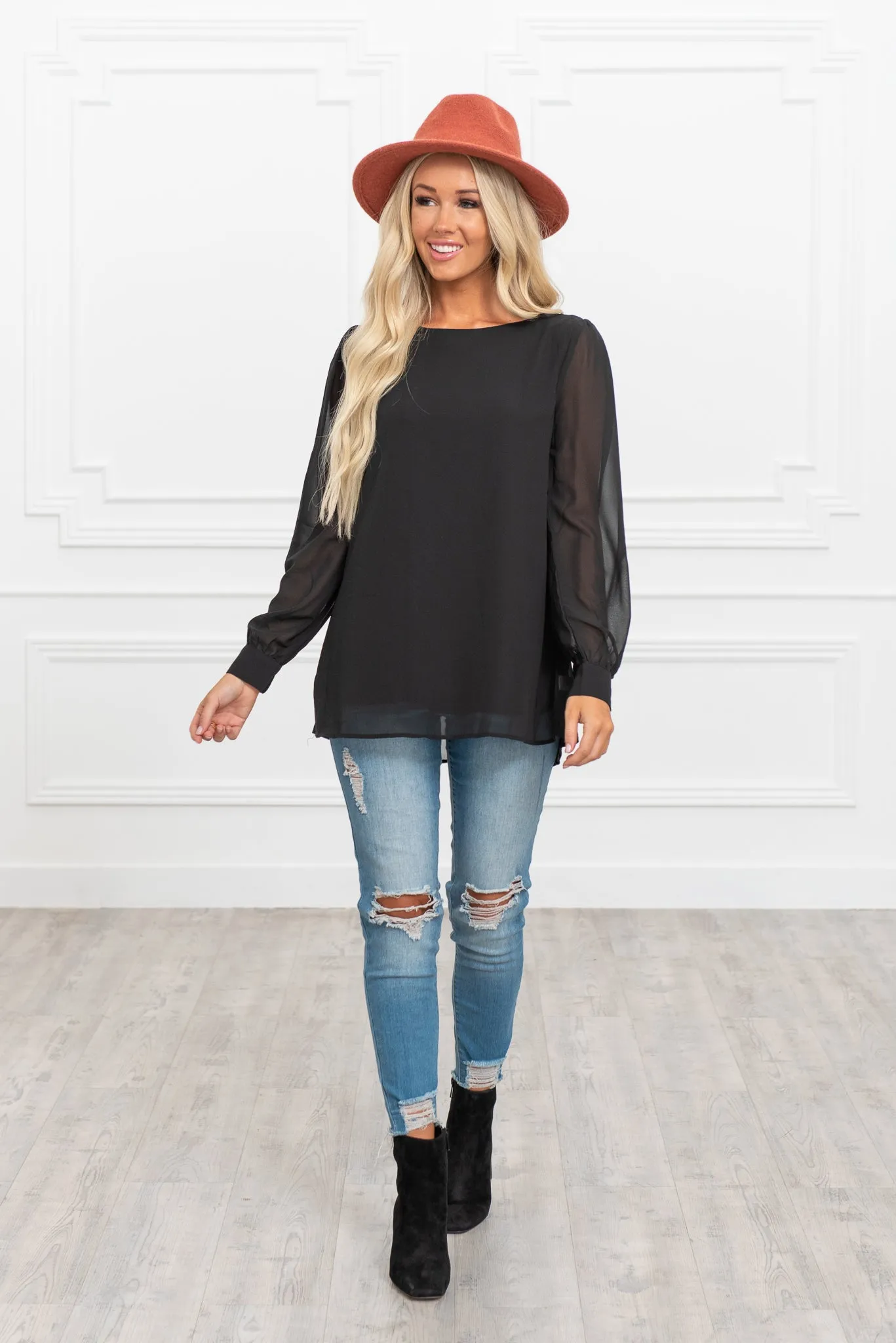 Adalyn Chiffon Blouse