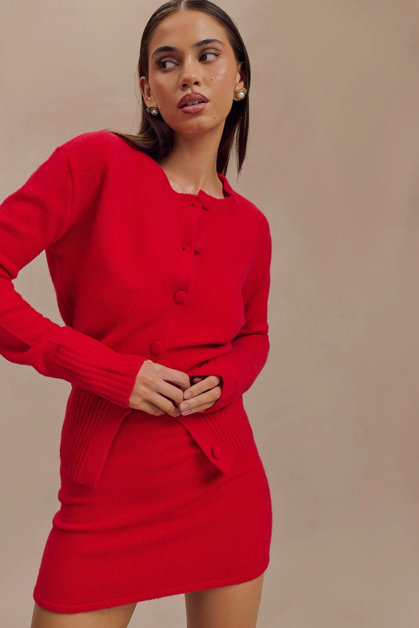Ruby Brianne Knit Mini Skirt