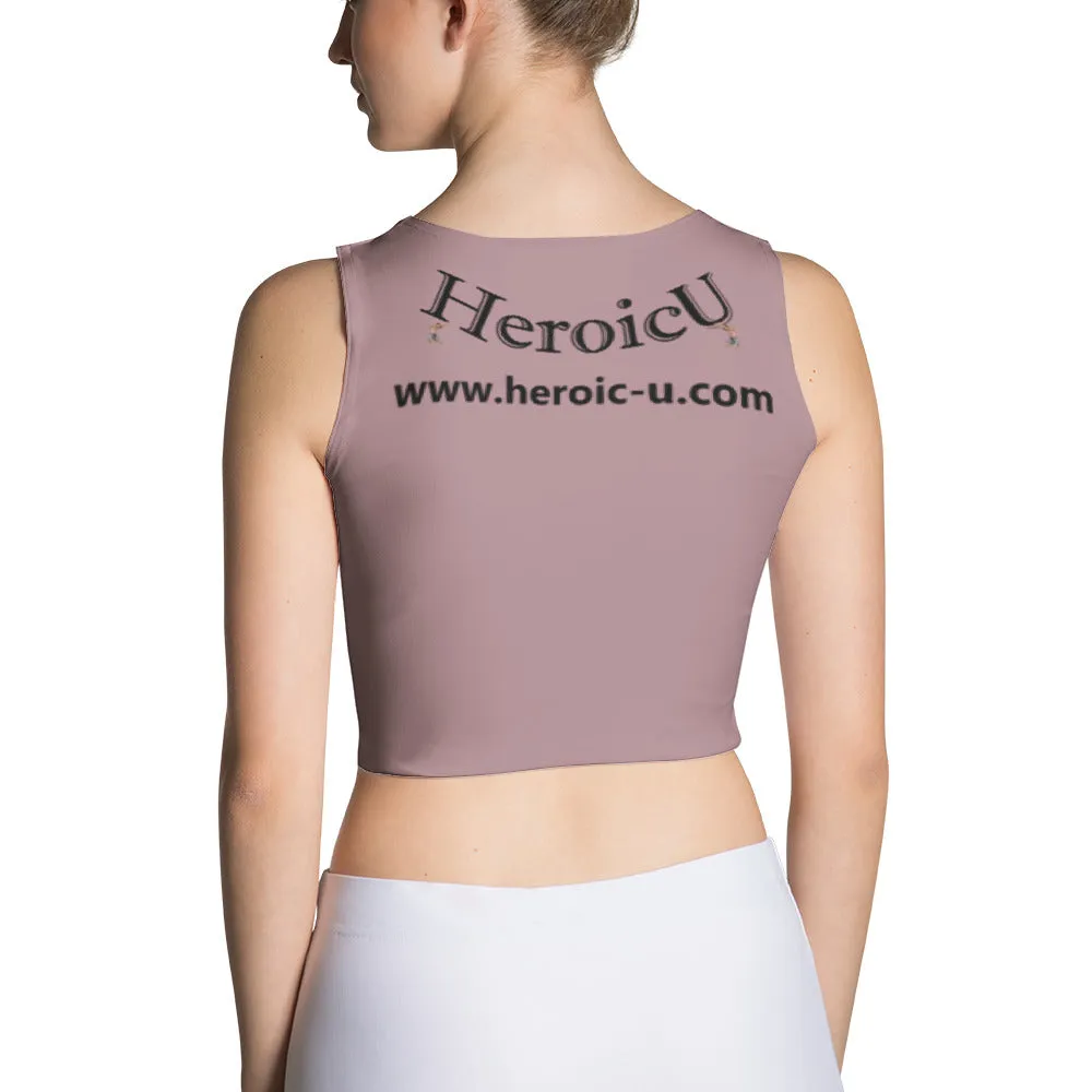Crop Top Awesome Dusty Rose