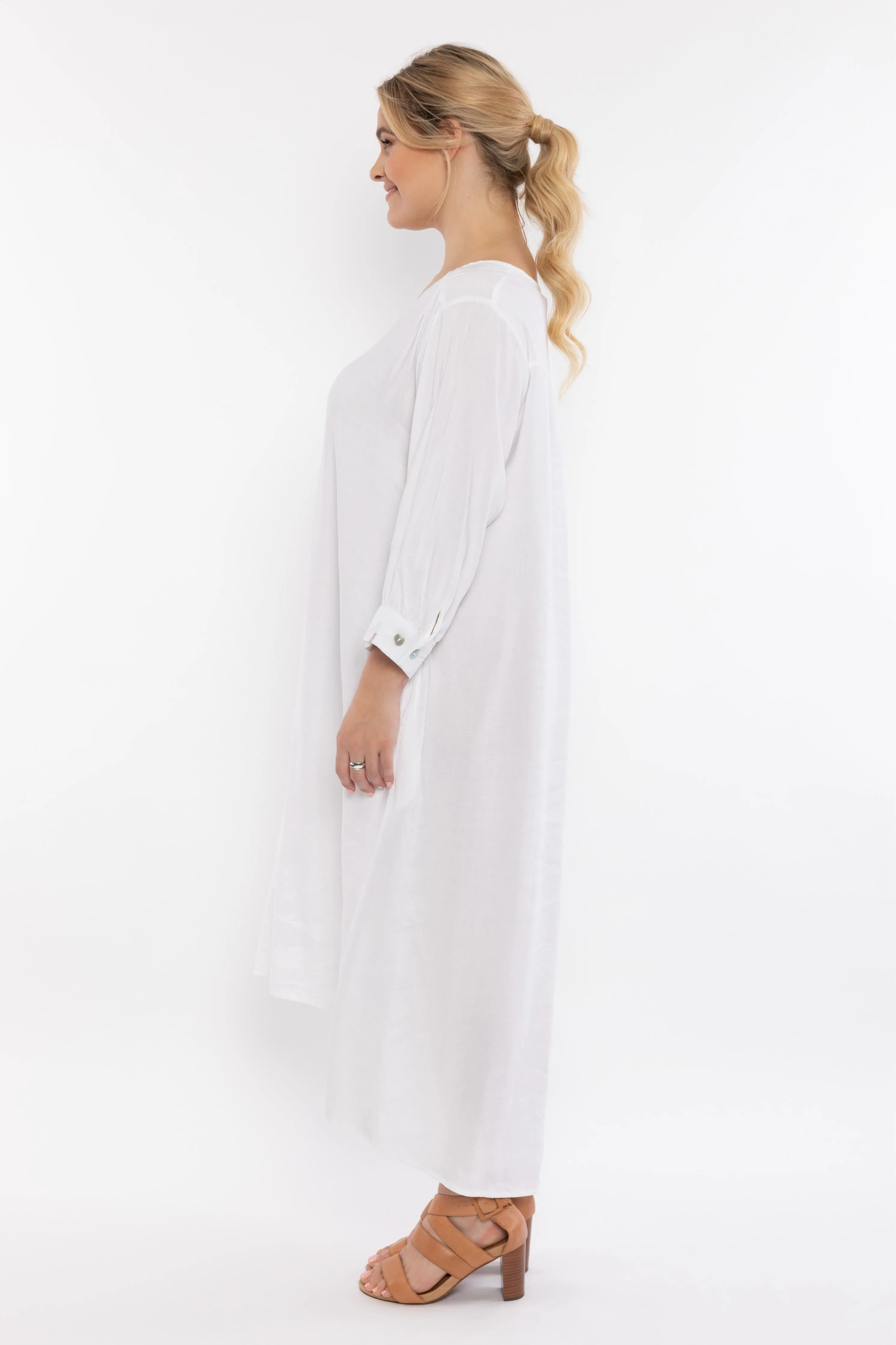 FINAL SALE Harmony Dress in White