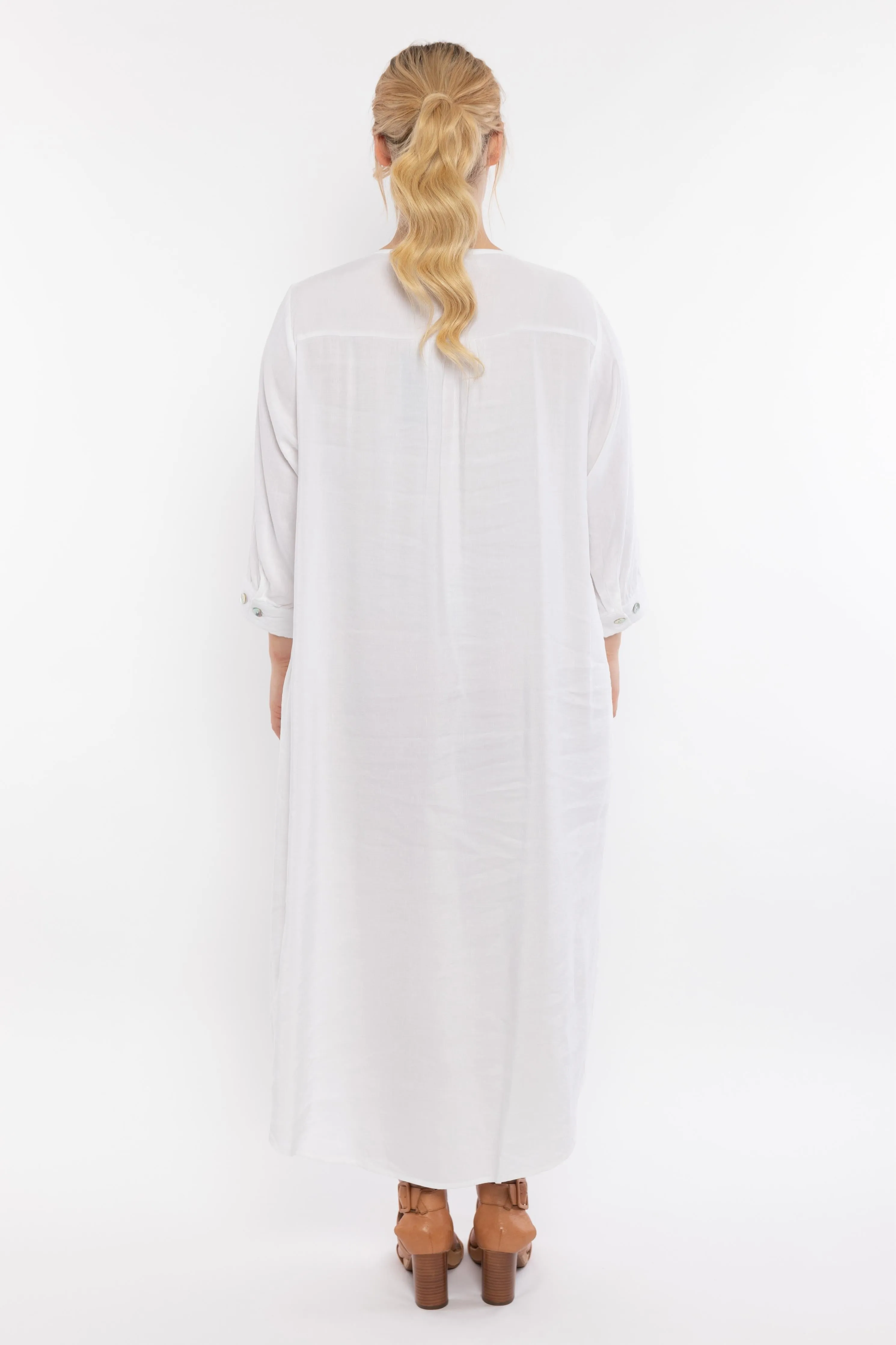 FINAL SALE Harmony Dress in White