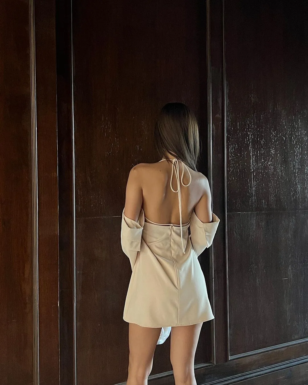 Halter Off Shoulder Dress