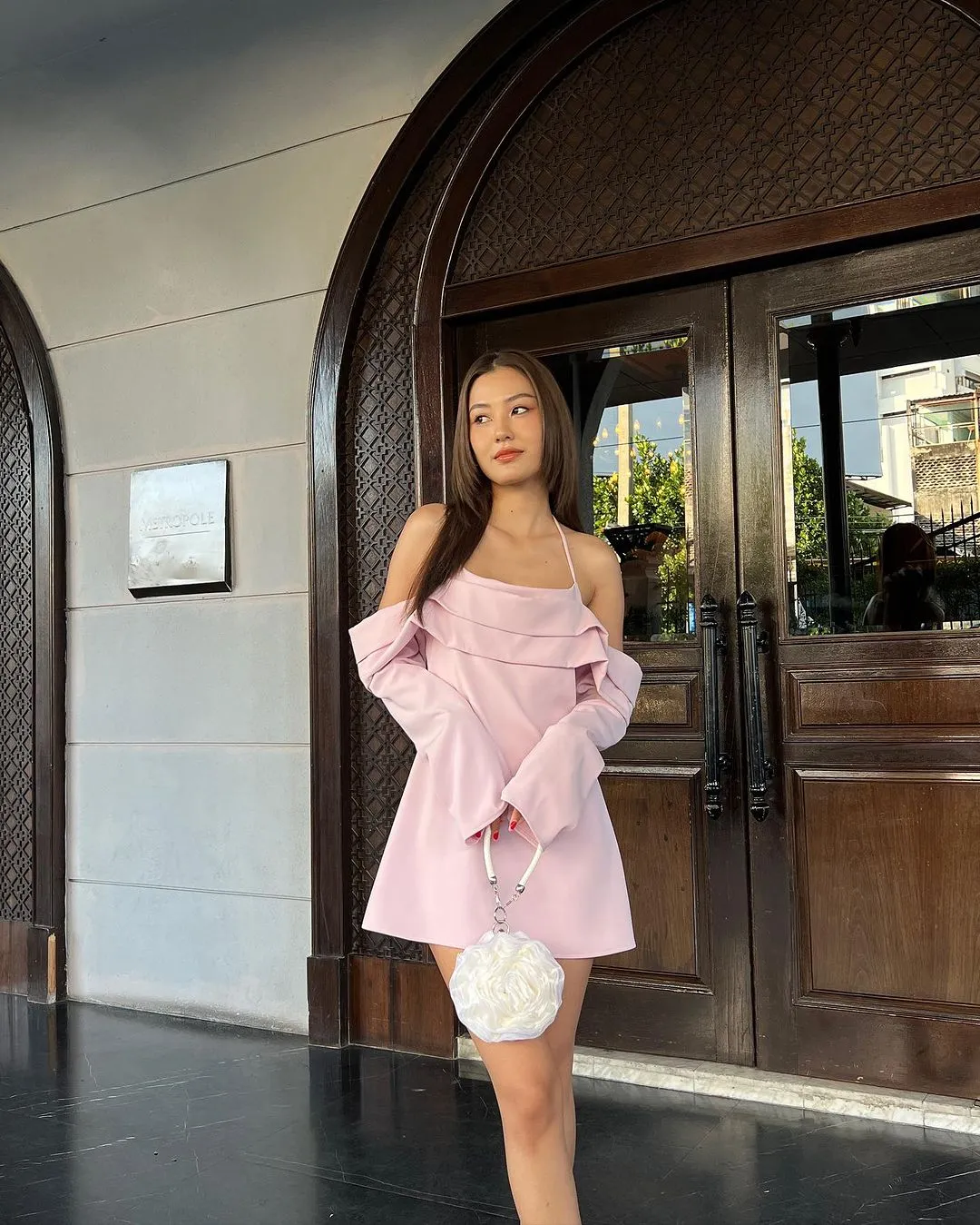 Halter Off Shoulder Dress
