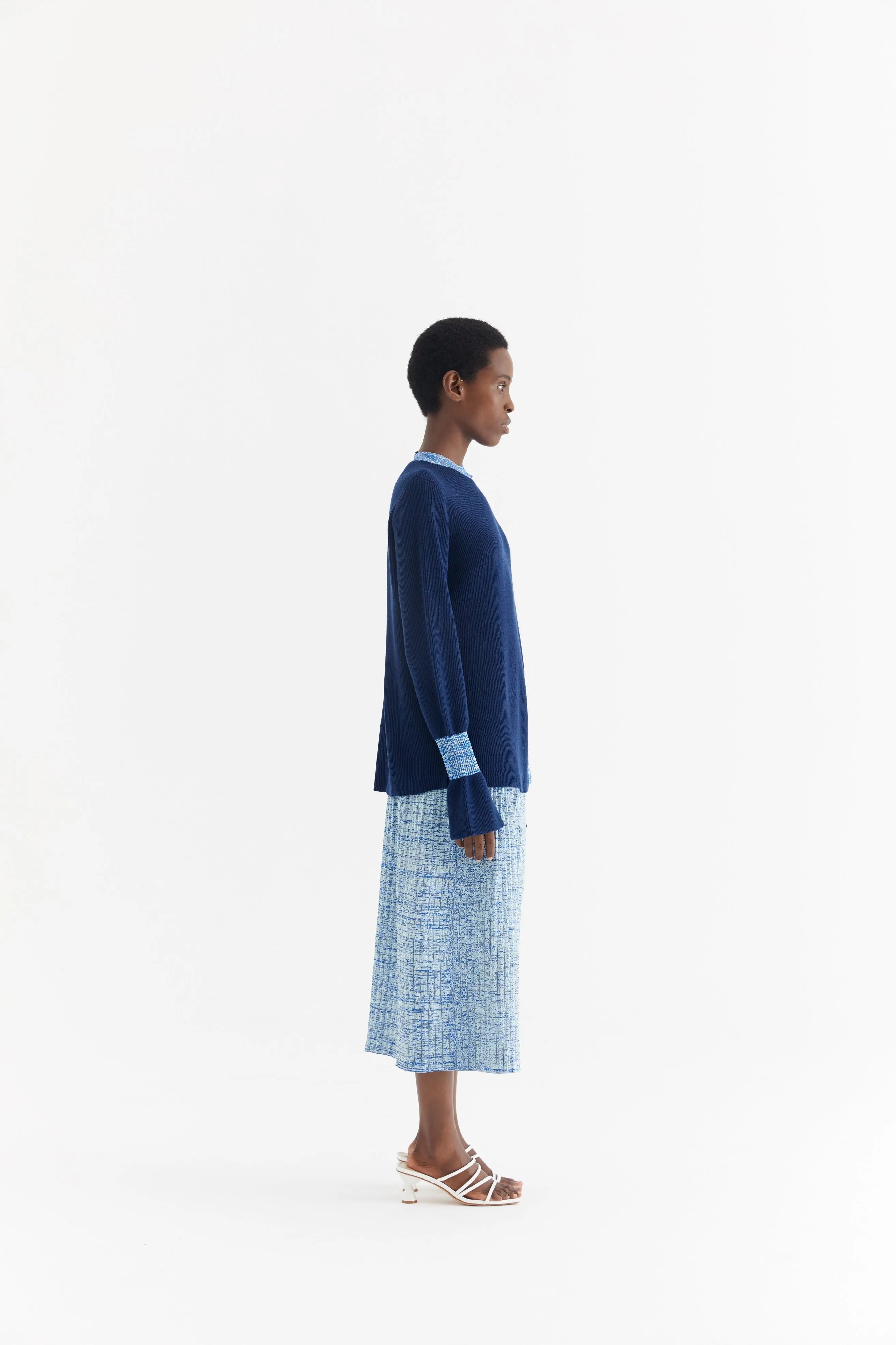 KAYNE MERINO WOOL MOCK NECK PULLOVER