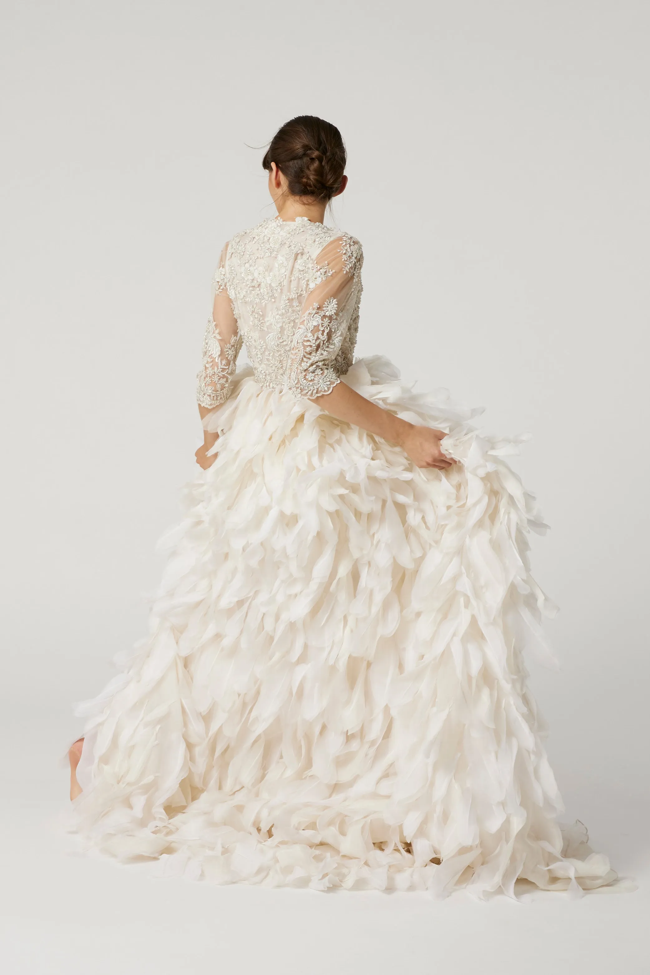 MADELEINE feathers & embroidery