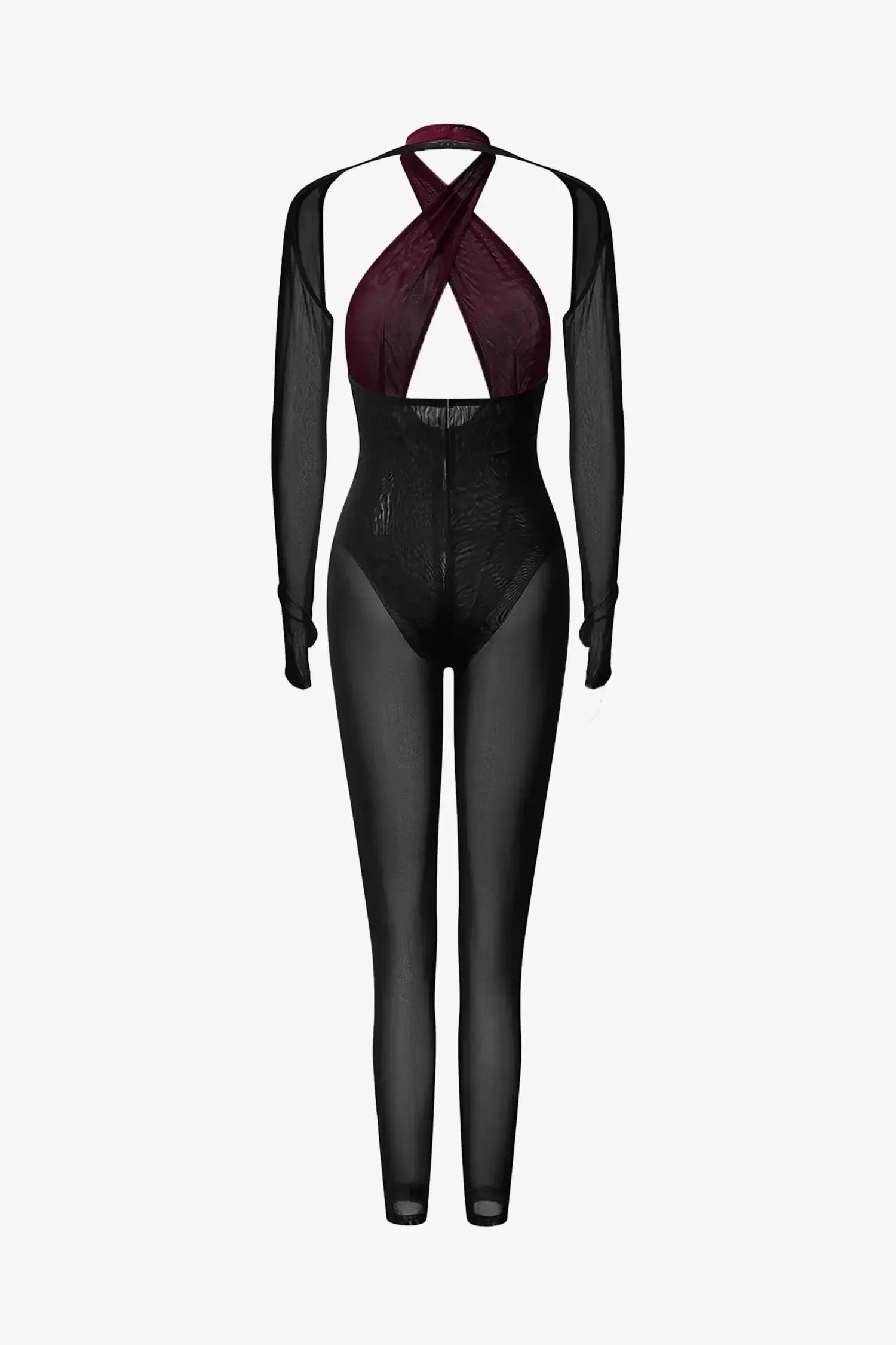 Mesh Corset Jumpsuit