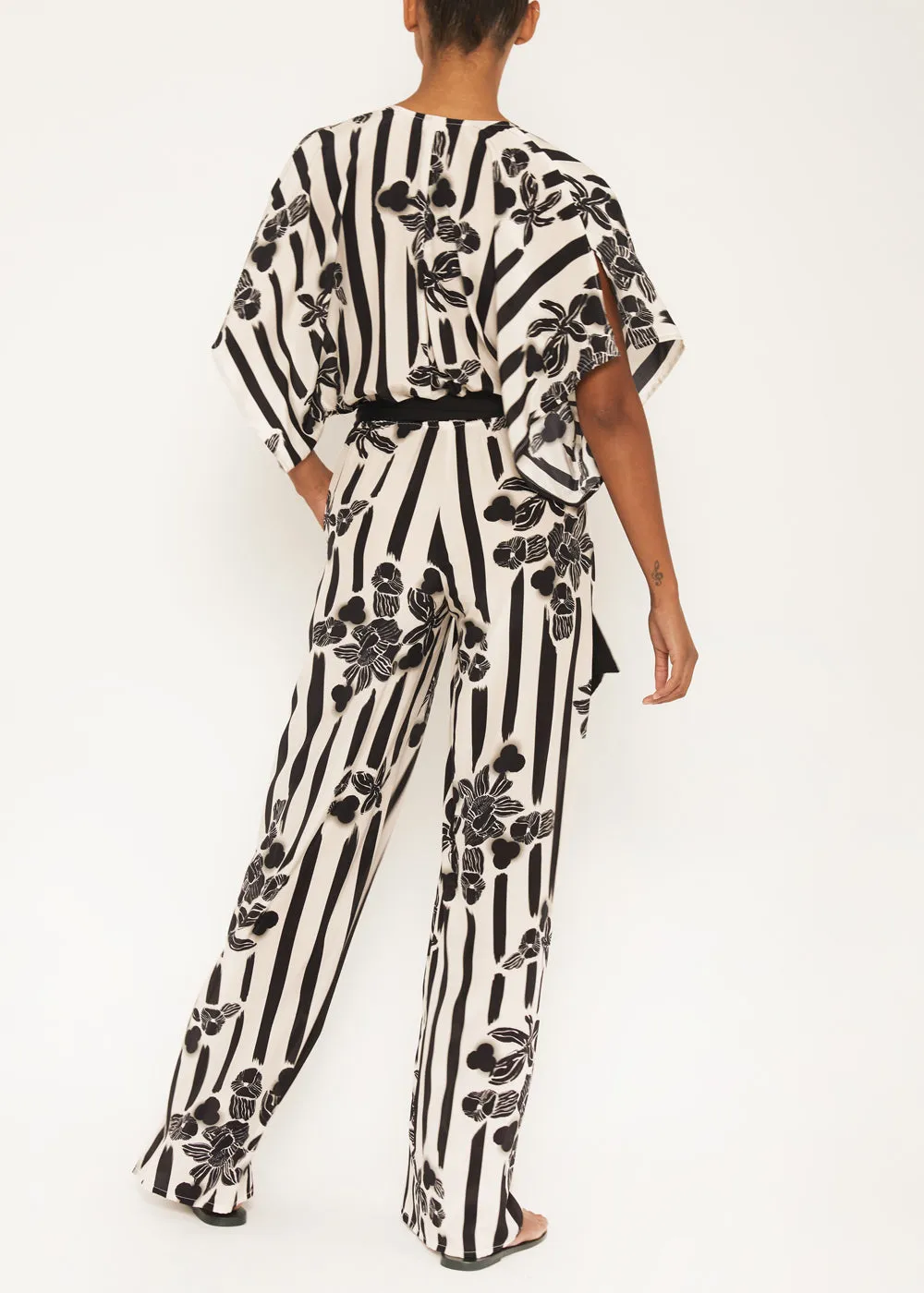 Natasha Black & White Jumpsuit