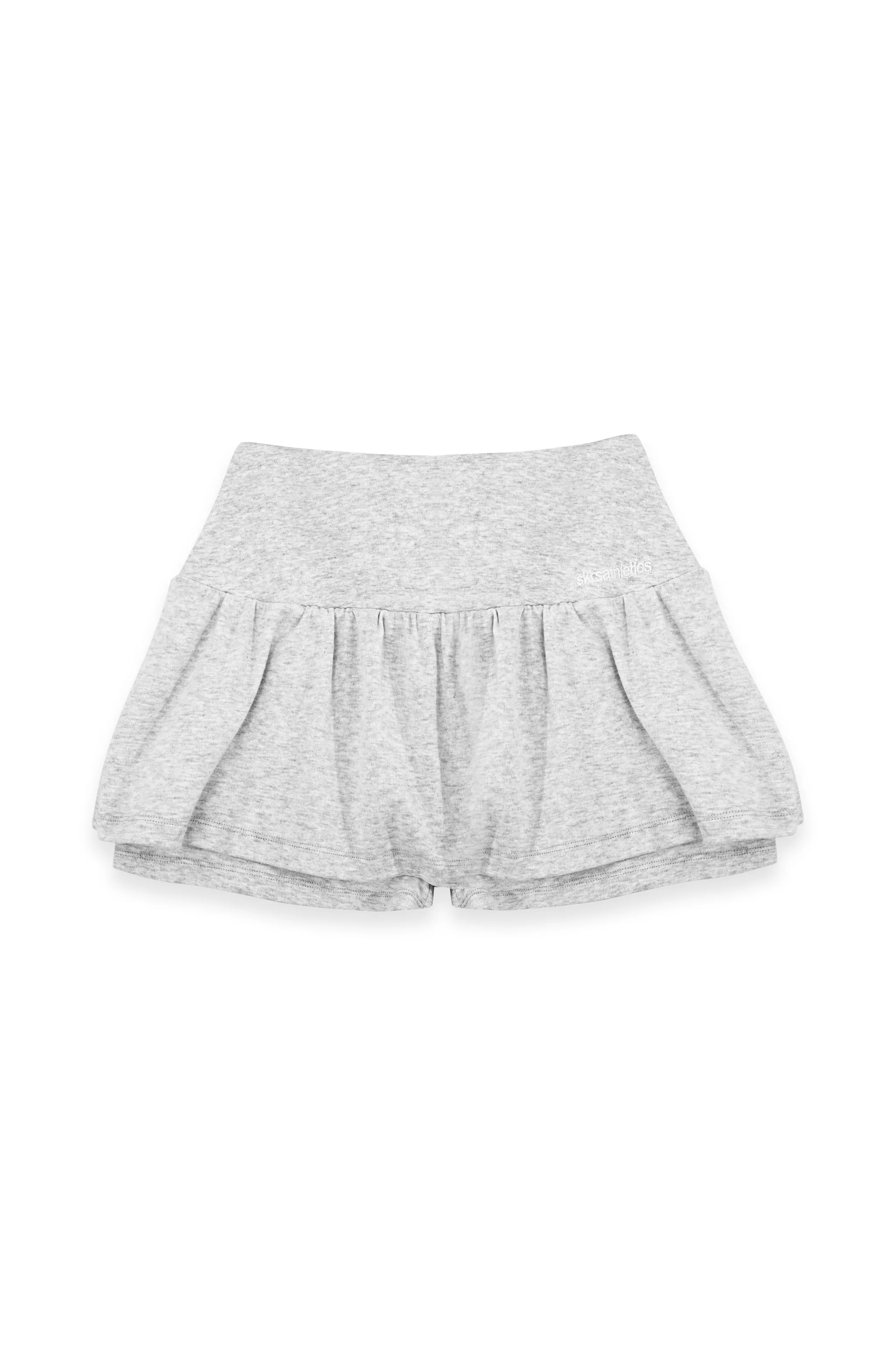 Heather Grey Sommar Mini Skirt - Trendy Summer Style with Flattering Fit
