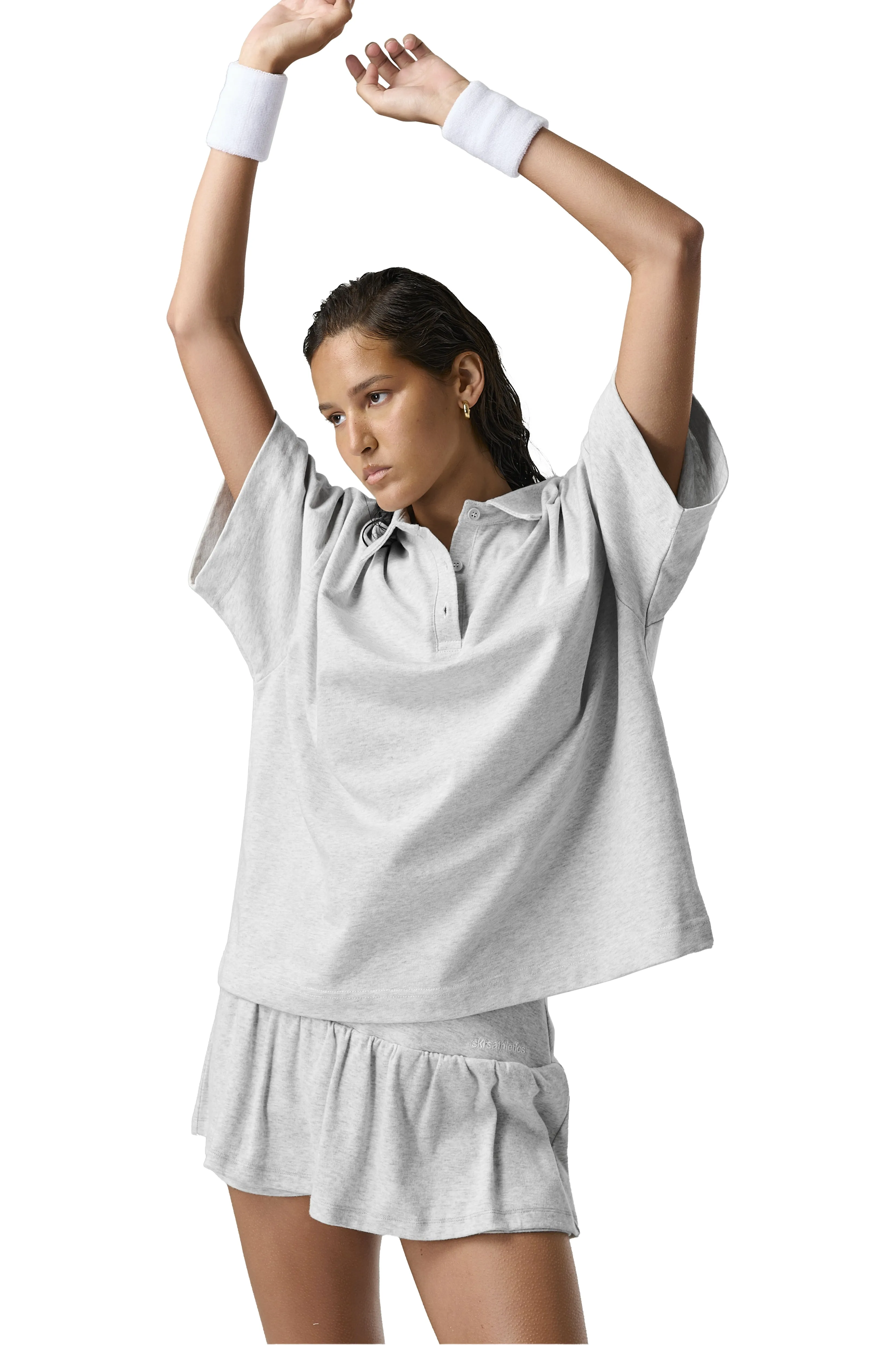 Heather Grey Sommar Mini Skirt - Trendy Summer Style with Flattering Fit